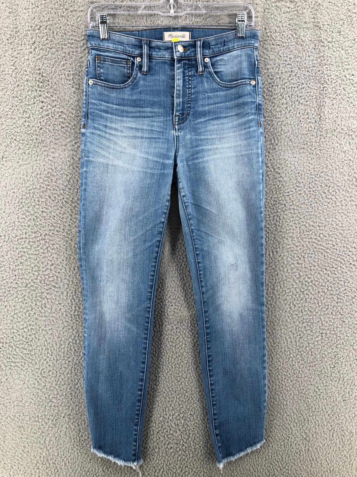 Madewell High Rise Skinny Jeans Size 26 Light Wash Blue Stretch-image