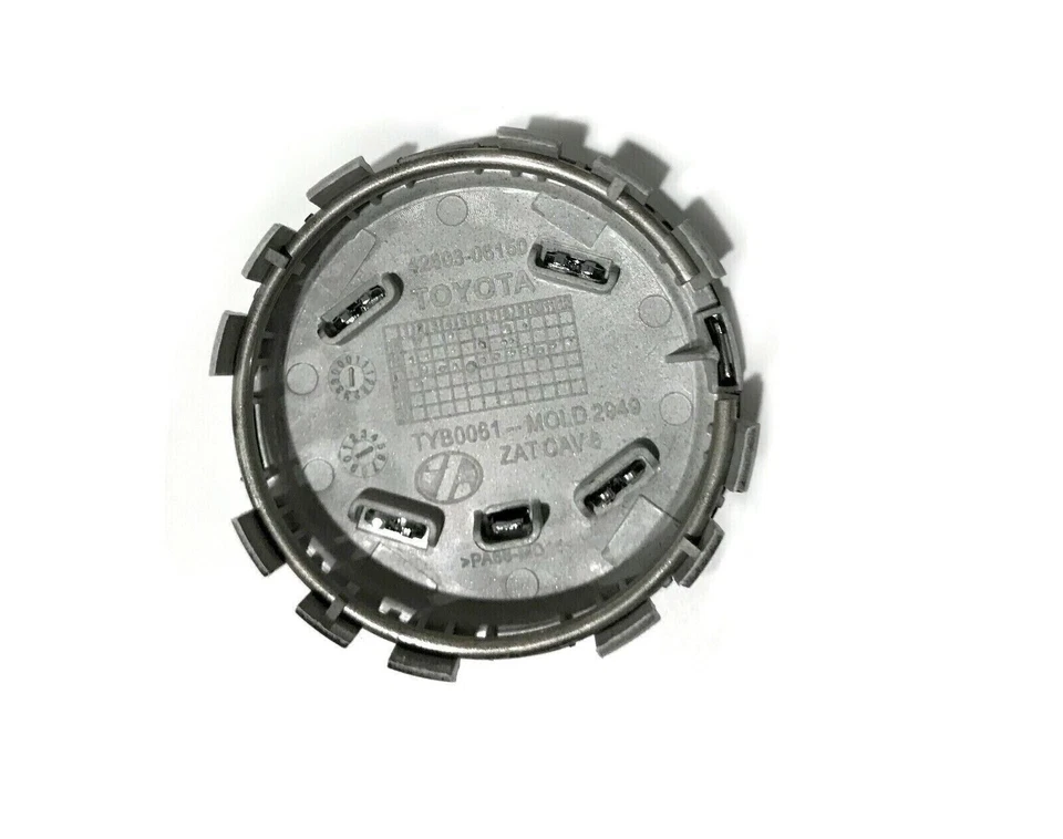 4PC 62mm Black Wheel Center Cap For Toyota Corolla Altis Camry Hilux Revo Vigo Foto 3 de 3