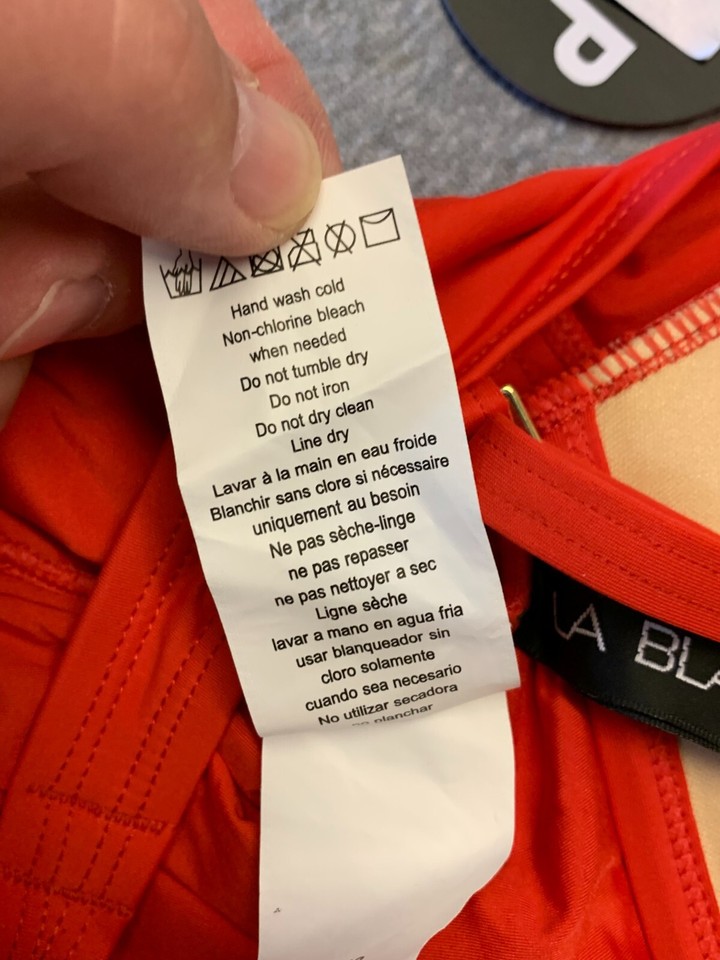 La Blanca Island Goddess Twist Keyhole One Piece Swimsuit Womens size 8