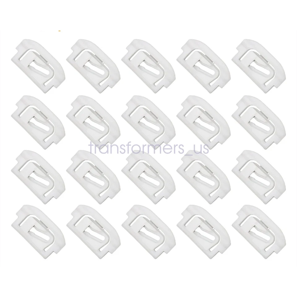 For 1975-1990 Chevy Caprice Windshield & Rear Window Trim Molding Clips 20Pcs - Image 3 of 4