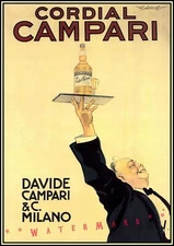 289594 Cordial Campari 1920 Italian Liquor PRINT POSTER