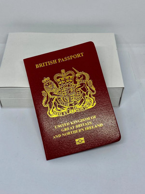 Great Britain passport notebook for games, Journal and notes passport size