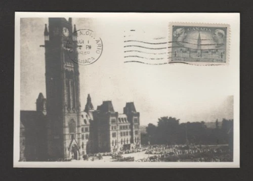 Canada 1948 Responsible Government issue FDC Maximum Card - Parliament