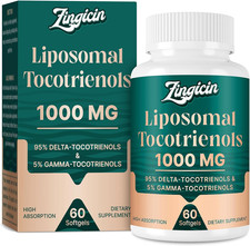 Vitamin E Tocotrienols - Liposomal Vitamin E Oil 1000Mg, Highly Absorbable Delta