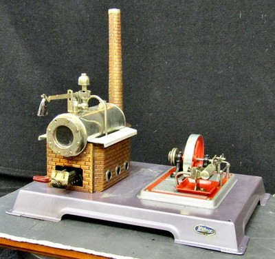 LOOK Very Good Late 1960s Wilesco D12 Live Steam Engine - Gift Boys Men # 0952