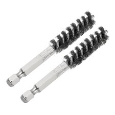 2 Pack Golf Club Wire Brushes Hex Shank Golf Shaft Ferrules Cleaning Tool
