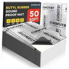 Sound Deading Material for Cars 50mil Car Sound Deadening Mat Butyl 50 sqft