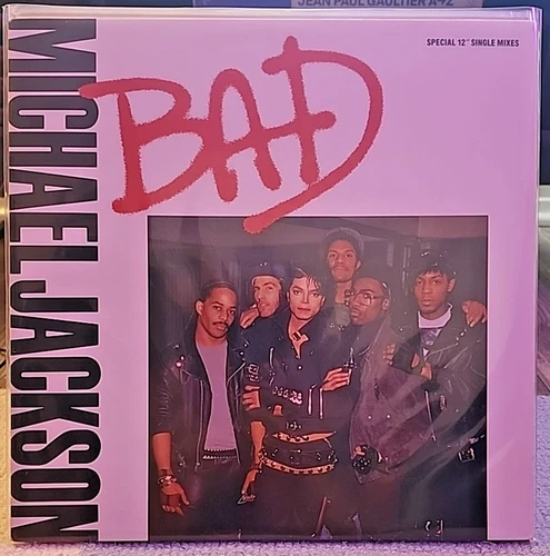Michael Jackson – Bad 12" Singles Mix US 1987 Vinyl, 12", 33 ⅓ RPM, Single EX