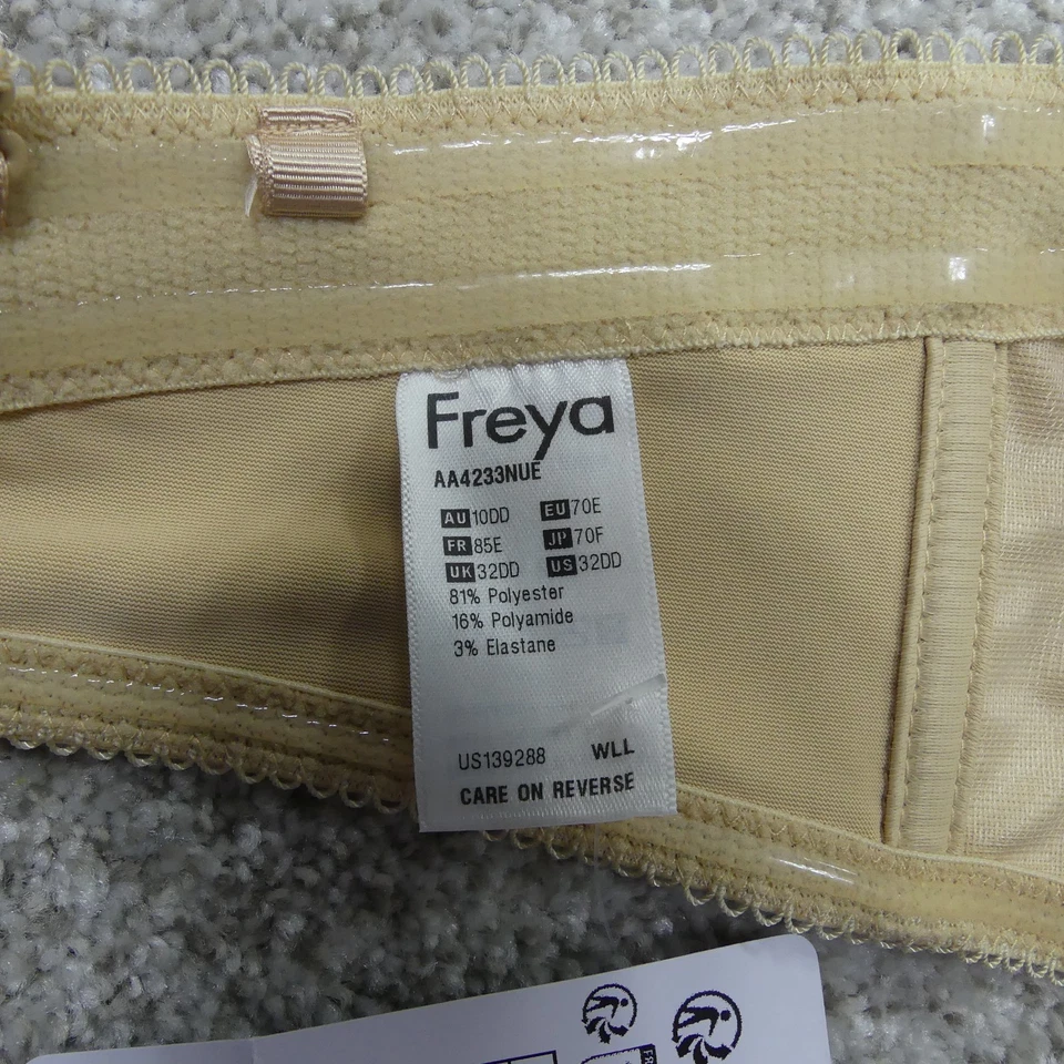 Бюстгальтер женский Freya 32DD бежевый на косточках деко без бретелек AA4233NUE - Изображение 3 из 4