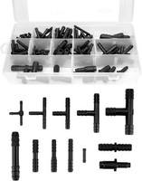 Qwork 113 StüCk Schlauchverbinder Set 12 GrößEn T StüCk Gerade ReduzierstüCk