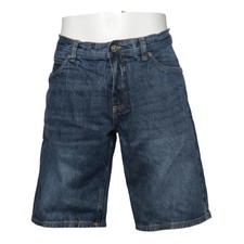 Carlo Colucci, Jeans Shorts, Größe: 54, Blau, Baumwolle, Einfarbig, Denim #xE2