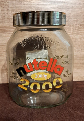Nutella Millenniumsglas 2kg Limited Edition 2000