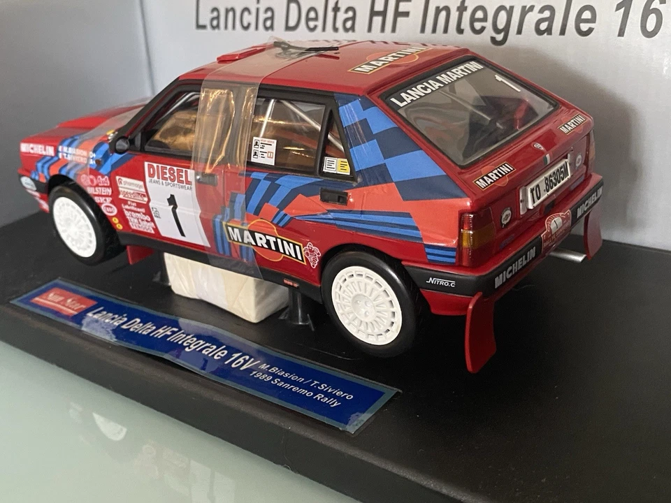Sunstar Sun Star Lancia Delta HF Integrale 16V Rallye Sanremo 1989 Biasion 1/18 - Photo 3/4