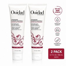 Ouidad Advanced Climate Control Featherlight Styling Cream 5.7oz Lot of 2