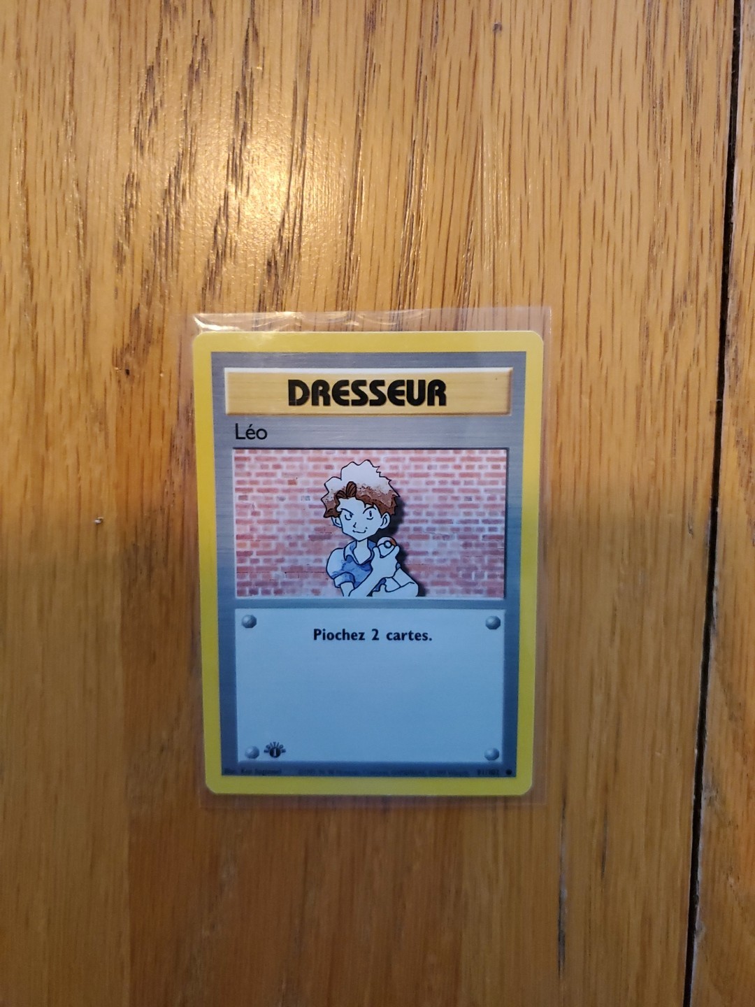 Carte Pokémon Leo 1ere edition 91/102 Set de base  Française view 3