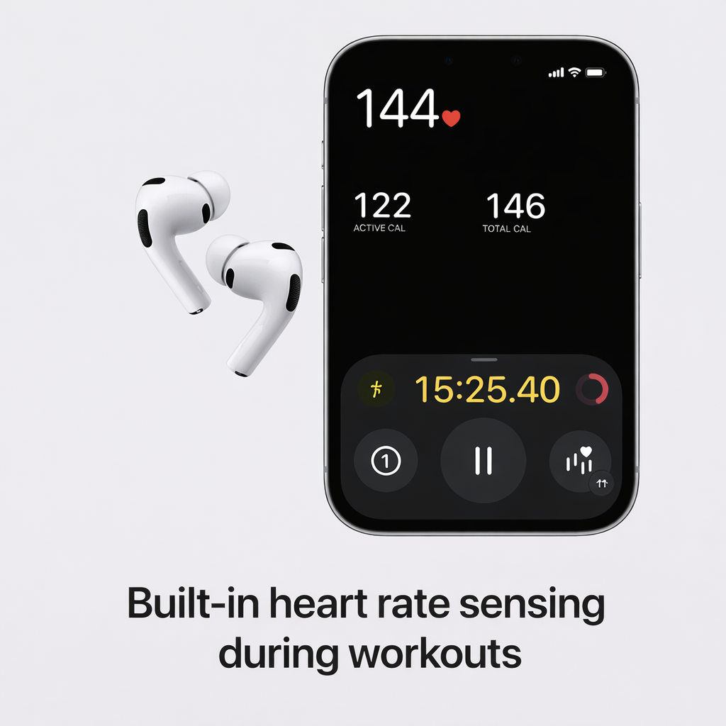 Apple AirPods Pro 3 Wireless Active Noise Cancelling Earbuds