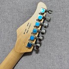 Black Sparkle ST  Electric Guitar SSS Pickups  White Pearl Pickguard 22F solid — photo 6