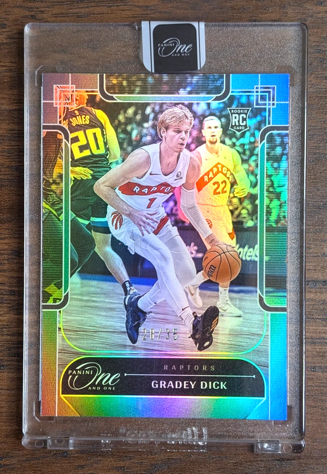 2023 Panini One and One Basketball Blue Gradey Dick #102