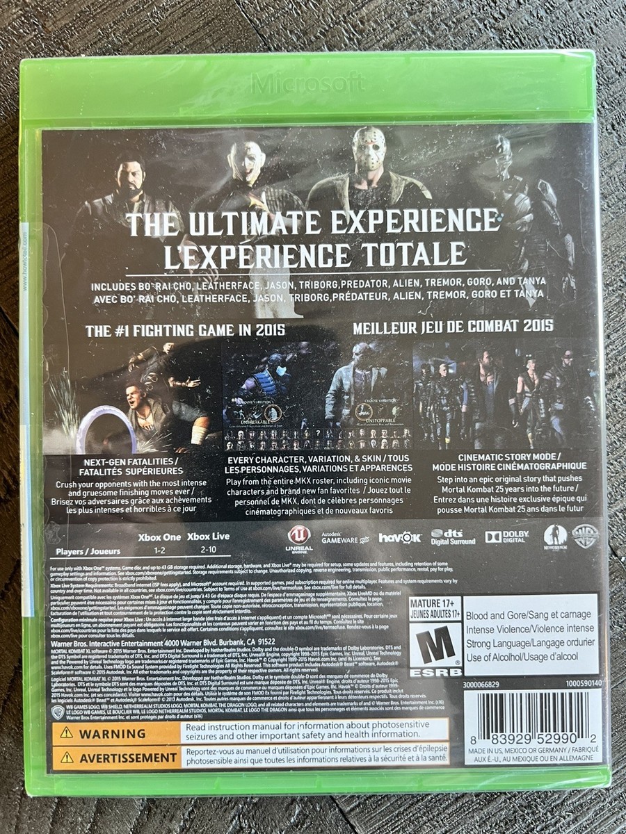 Acheter Mortal Kombat XL Xbox One | Clé Cd