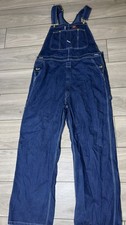 Vintage Dickies Overall Carpenter Denim Jumpsuit Skate Bibs Rare Men Size 36/30