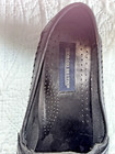 Giorgio Brutini Men’s Black Leather Tassel Kiltie Woven Slip On Loafers 9.5 M — photo 3