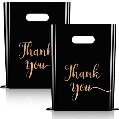 Cupplation Thank You Merchandise Bags 30 Pack, Large 12x15 inches, Retail Pla...