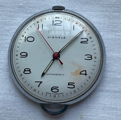 Kienzle Germany pocket watch - RUNS! - lot1105