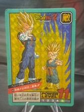 Dragon Ball Super Battle 408 Majin Vegeta Trunks Card 1994 Prism Foil Carddass