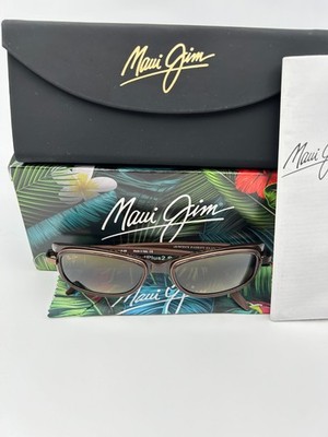 MAUI JIM Polarized Sunglasses MJ 116 25 Kapa Copper Brown HCL Bronze NIB rare