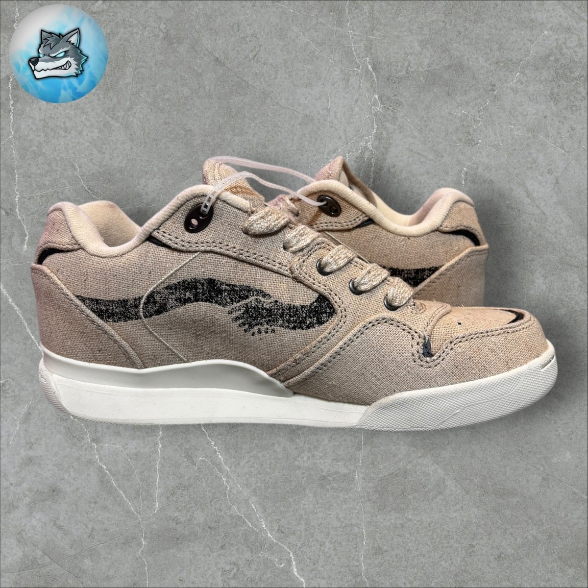 Vans Notre Rowley Shoes Mens 8.5 Tan Linen XLT Skate Sneakers Chunky Low Top Vans Notre Rowley Shoes Mens 8.5 Tan Linen XLT Skate  main image 3