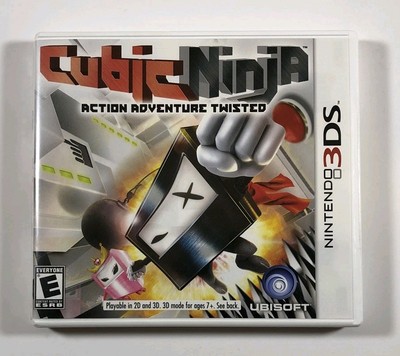 CASE & MANUAL ONLY NO GAME: Cubic Ninja (Nintendo 3DS) PLEASE READ