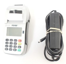 First Data FD100Ti POS Credit Card Terminal Reader  Receipt Printer; 6170655