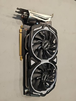 G85 MSI GeForce GTX 1060 Armor 6G OCV1 Graphics Card Tested Working