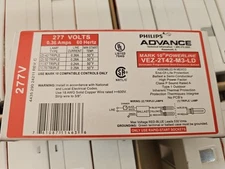 NEW PHILIPS ADVANCE MARK 10 POWERLINE VEZ-2T42-M3-LD DIMMABLE PROGRAMMED BALLAST