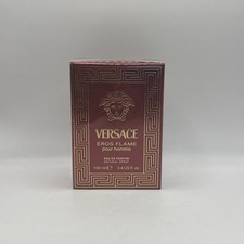 VERSACE EROS FLAME pour homme Men's 3.4 oz., 100 ml Eau de Parfum EDP *SEALED *