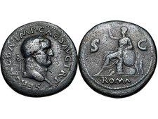 Galba, sestertius, Rome, 68 AD. QUEER ! [ROM_3923]