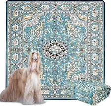 Qeils Washable Pee Pads for Dogs, Reusable 72"*72"(Pack of 1), Medallion Blue 