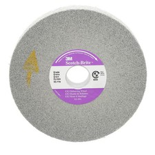 Scotch-Brite EX3 Deburring Wheel, 6 in x 1/2 in x 1 in 9S FIN