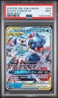 2019 POKEMON JPN SUN & MOON REMIX BOUT #016 BLASTOISE & PIPLUP GX PSA 9