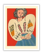 Romanian Blouse (La Blouse Roumaine) - Henri Matisse 1940