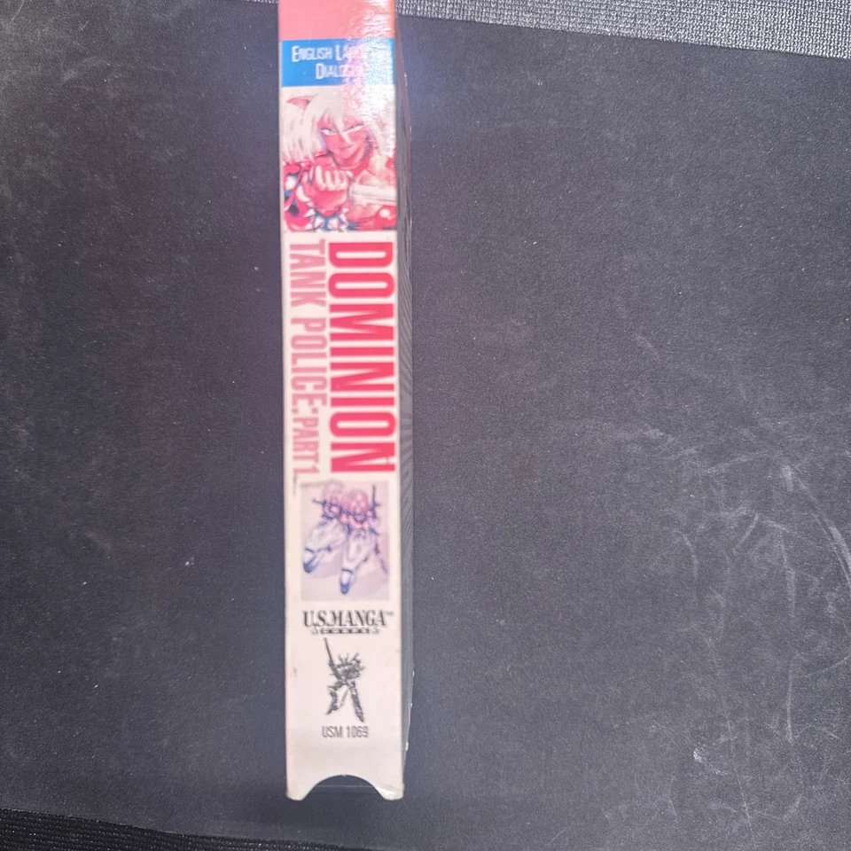 Dominion Tank Police Part 1 act 1-2 VHS – English Dub – Pristine Tape - Image 2 of 4