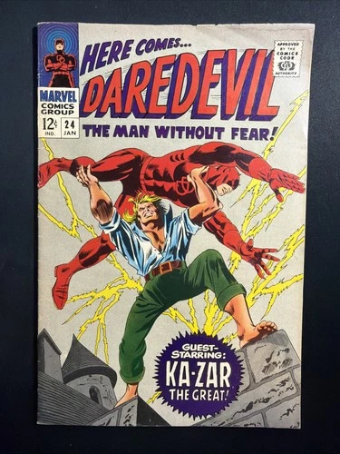 Daredevil #24 1967 Silver Age 1st Print Vintage Marvel Comics VG *A4