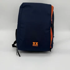 MINIMEIS Shoulder Carrier Backpack Navy Orange Foldable Child Seat & Bag & Fanny