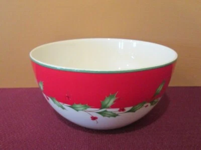 LENOX HOLIDAY ACCENT DESSERT BOWL - 4 3/4" X 2 3/8" - 0704F