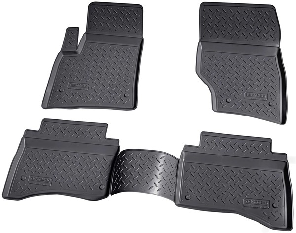 3D Gummi Fussmatten Passend FüR Porsche Cayenne | 9PA | 2002-2010 | Passgenau-image
