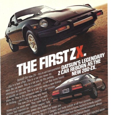 Dotson ZX280 Sports Car Nissan AD 1970s Vintage Print Ad 9 inch | eBay
