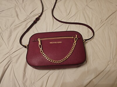 Bag Michael Logo Crossbody Jet Set Large Saffiano Leather