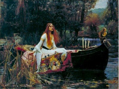 Waterhouse Lady of Shalott Pre Raphaelite Romanticism Medieval Giclee Art Print