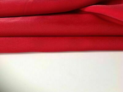 SAINT LAURENT Tuta Tuta Twill Crepe Touch Rosso Polvere Tessuto 58"148cm Gonna Pantalone Tuta Ysl Nuova