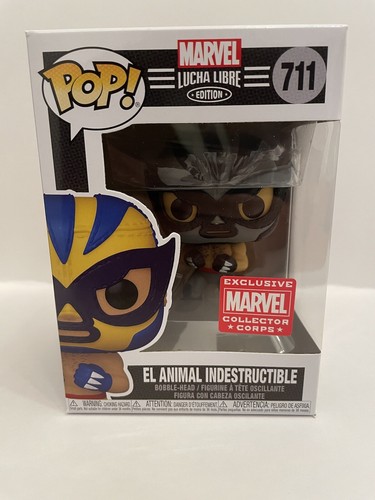 Funko Pop! Marvel Lucha Libre -El Animal Indestructible #711 Exclusive Collector